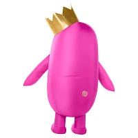Adult Pink Fall Guys Inflatable Costume