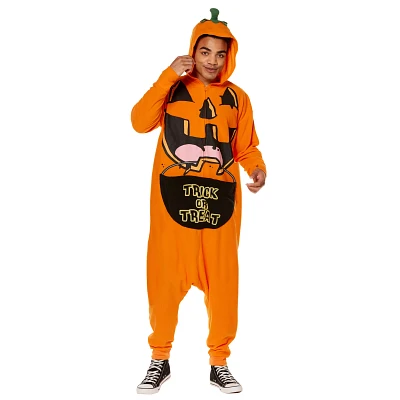 Adult Pumpkin Jumpsuit Costume