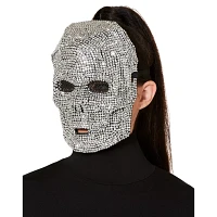 Skeleton Rhinestone Half Mask