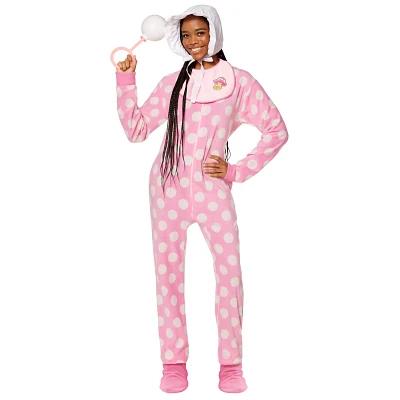 Adult Pink Baby Jumpsuit