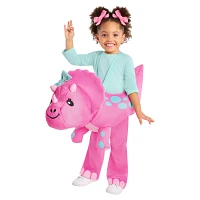 Toddler Pink Dino Ride-Along Costume