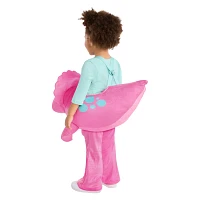 Toddler Pink Dino Ride-Along Costume