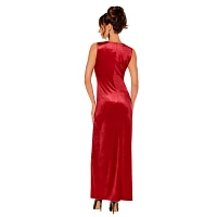 Adult Red Velour Maxi Dress