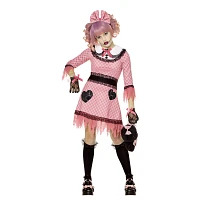 Kids Pink Doll Costume