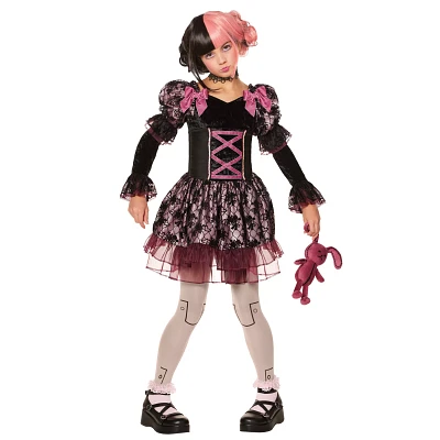 Kids Dark Rose Doll Dress Costume
