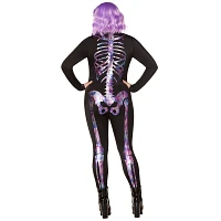 Adult Neon Skeleton Catsuit