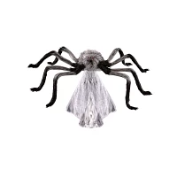 1 Ft 9 In LED Gray Jumping Spider Animatronic