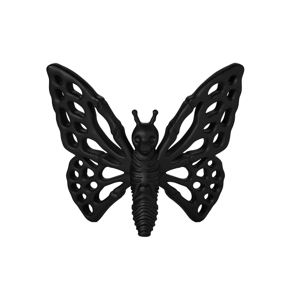 Mystical Arts Black Moth Tabletop Statue