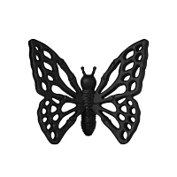Mystical Arts Black Moth Tabletop Statue