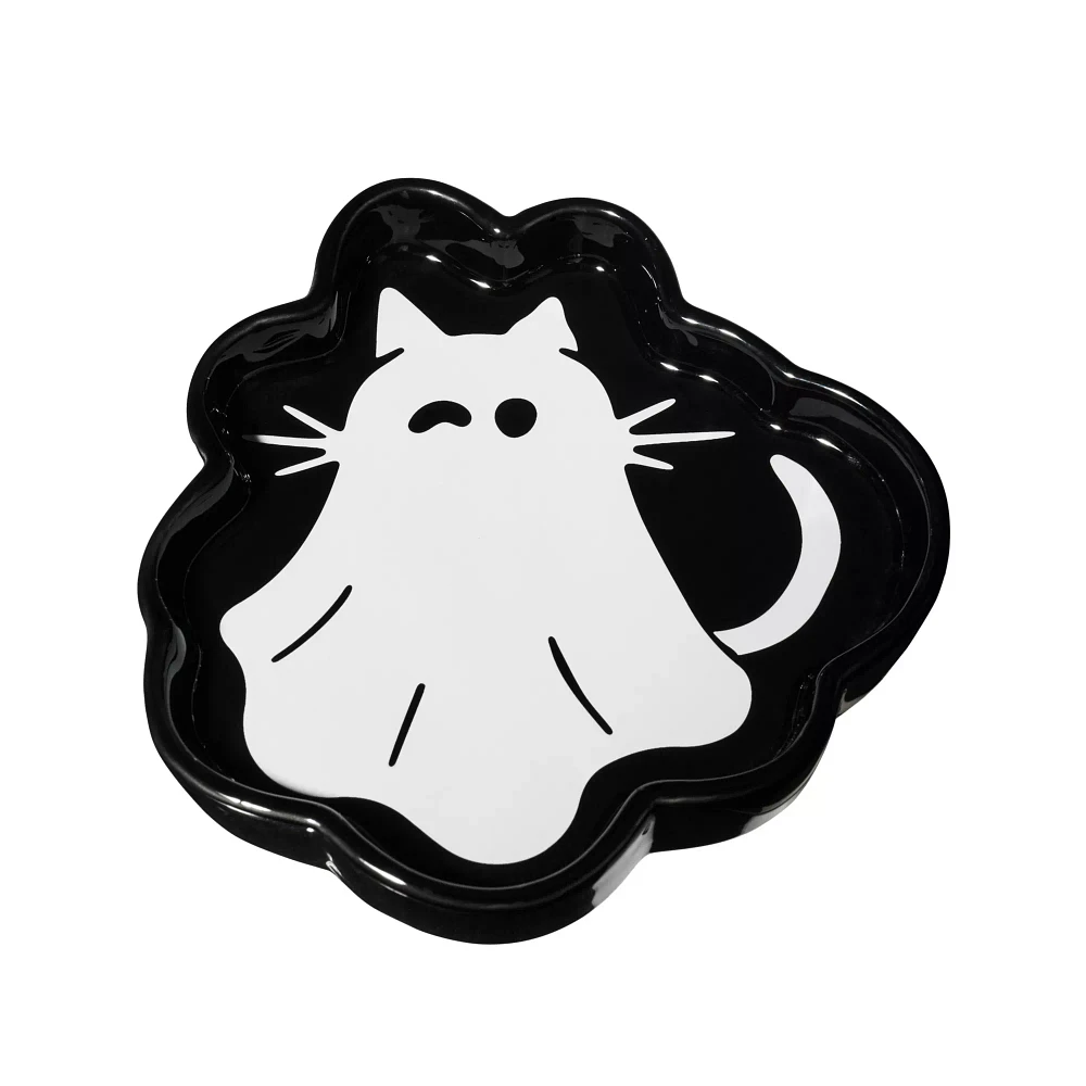 Ghost Kitty Trinket Dish