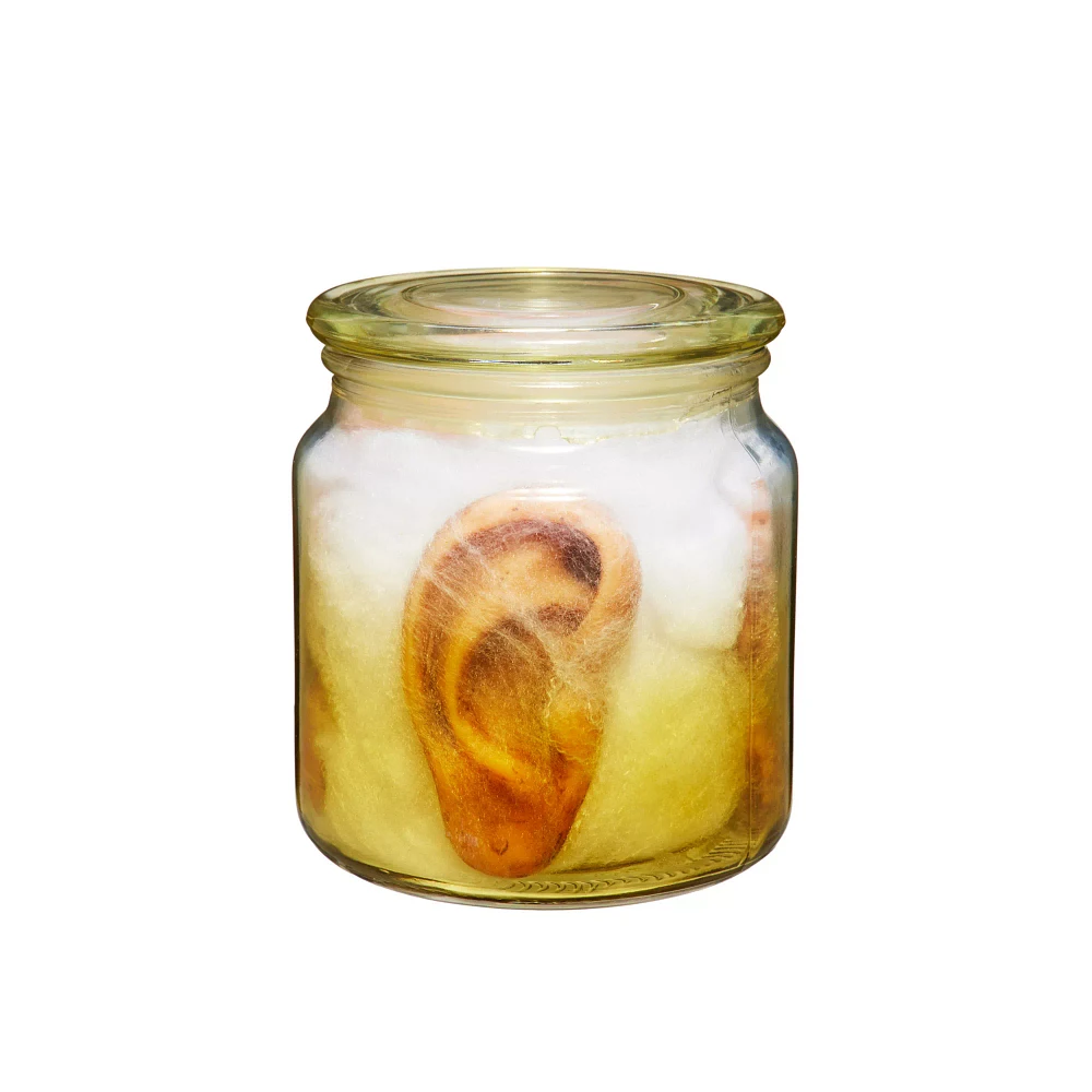 Gothic Noir Ear Jar
