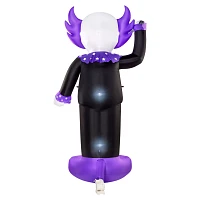 8 Ft. Spinning Eye Clown Light-Up Inflatable Decoration