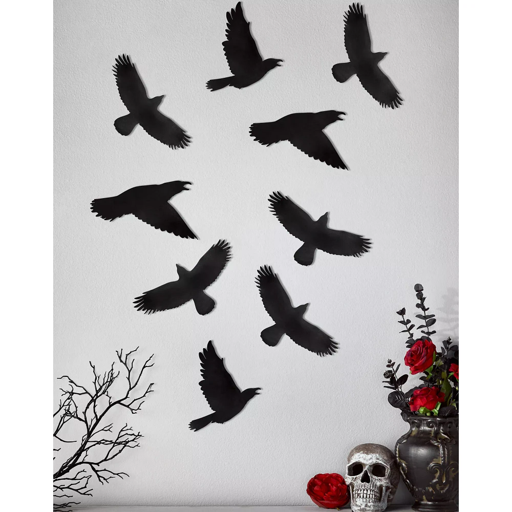 Gothic Noir Raven Wall Decal