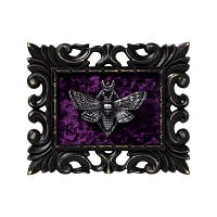 Mystical Arts Death Moth Velvet Sign