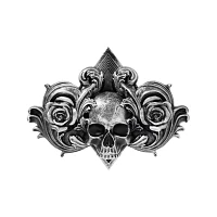 Gothic Noir Skull Wall Decor
