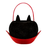 Vampire Cat Plush Treat Bucket