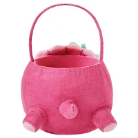 Pink Triceratops Plush Treat Bucket