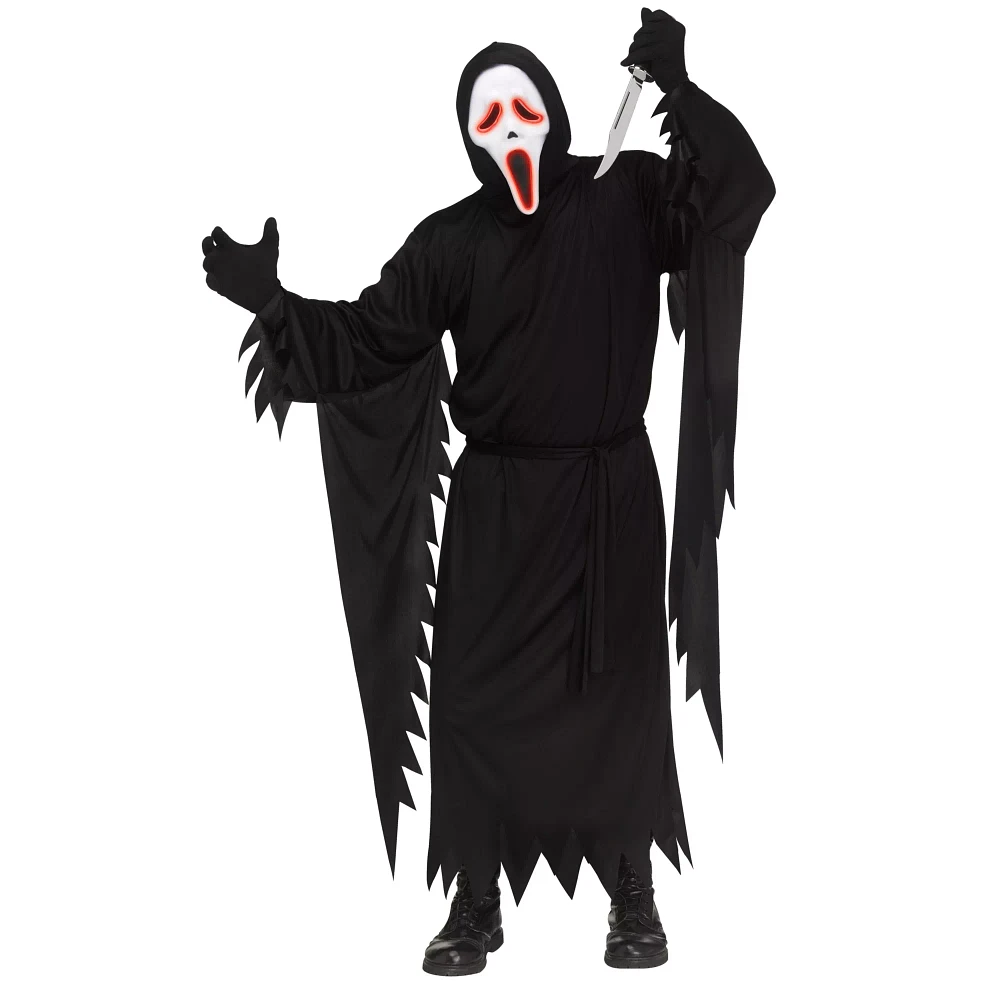 Adult Light-Up E.L. Ghost Face Costume