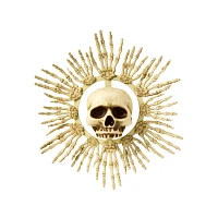 Skeleton Hand Wreath