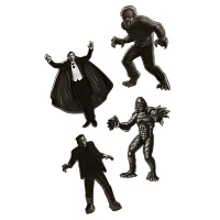 Universal Monsters Removable Magnets Sign
