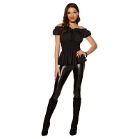 Adult Black Peasant Shirt
