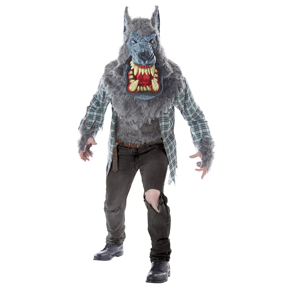 Adult Big Head Werewolf Costume