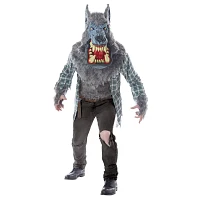 Adult Big Head Werewolf Costume