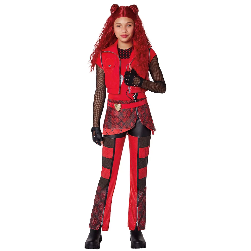 Kids Red Jumpsuit Costume - Descendants: The Rise of