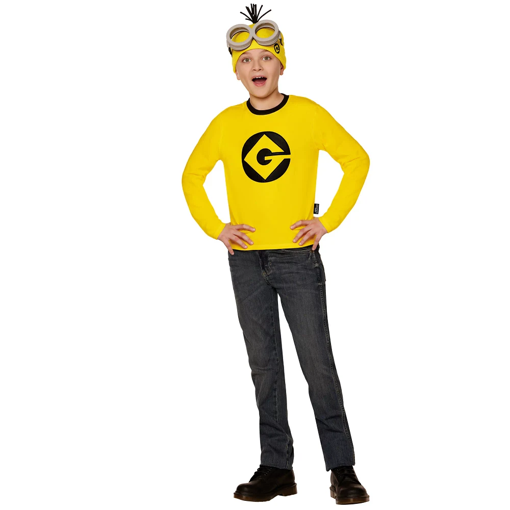 Kids Minions Kevin Long Sleeve Costume Kit