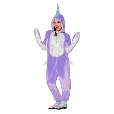 Kids Narwhal Jumpsuit Costume