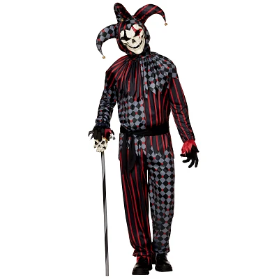 Adult Scary Jester Costume