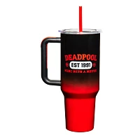 Deadpool Merc with A Mouth Cup with Straw - 40 oz.