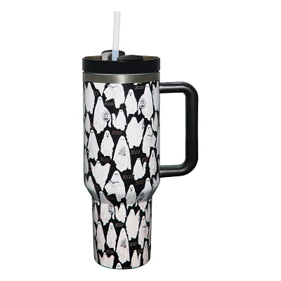 Ghost Portable Travel Tumbler with Straw - 40 oz.