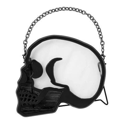 Skull Stained Glass Suncatcher