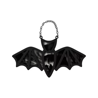 Bat Stained Glass Suncatcher