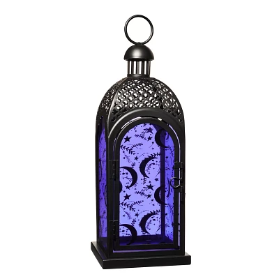 Purple Glass Moon Lantern