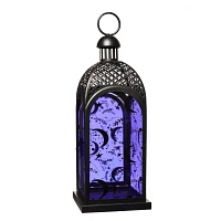 Purple Glass Moon Lantern