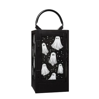 Black and White Glass Ghost Lantern