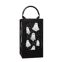 Black and White Glass Ghost Lantern