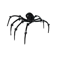 Light-Up Black Skull Spider