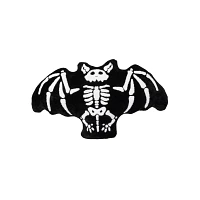 Skeleton Bat Pillow