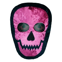 Pink Skull Zip-Up Pillows Set - 4 Pack
