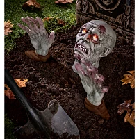 Light-Up Ground Breaking Zombie Head