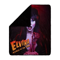 Elvira Mistress of the Dark Fleece Blanket
