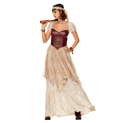 Adult Romantic Pirate Dress Costume
