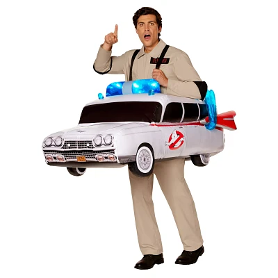 Adult Light-Up Ecto-1 Inflatable Ride-Along Costume - Ghostbusters