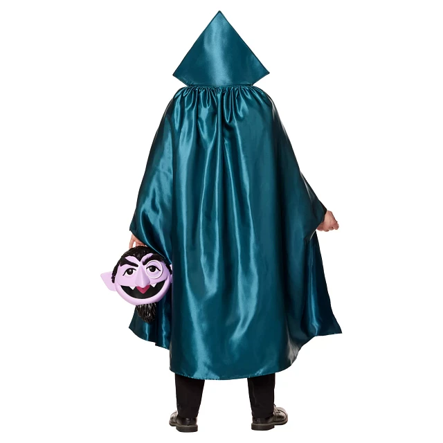 Deluxe Reversible Witch Cape Adult Teal