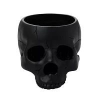 Black Skull Decorative Bowl