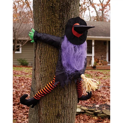 Wrong Way Witch Decoration