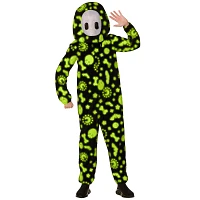 Kids Glow the Dark Spooky Doodles Jumpsuit Costume - Fall Guys
